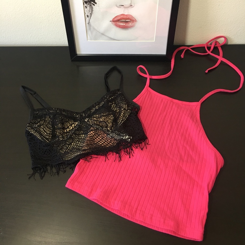 SOLD! NWOT! Summer Crop top bundle